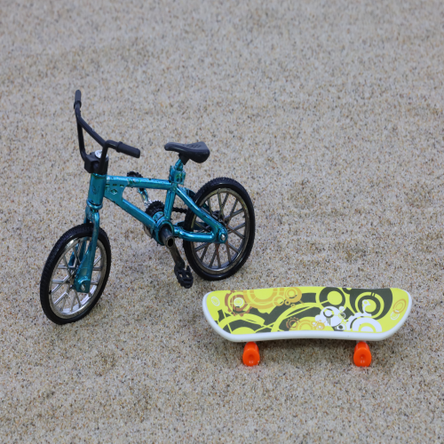 탈것류2062 BMX 자전거(파랑)+스케이트보드