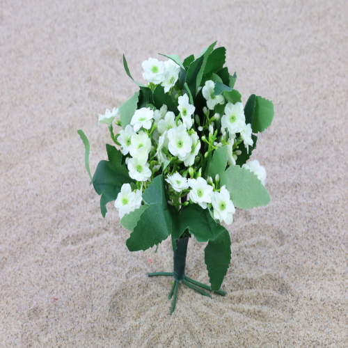식물2118 수제꽃받침 흰색