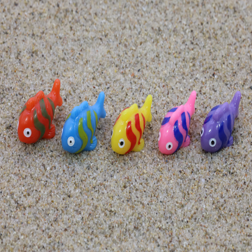 동물377 색깔 무늬 물고기 5마리